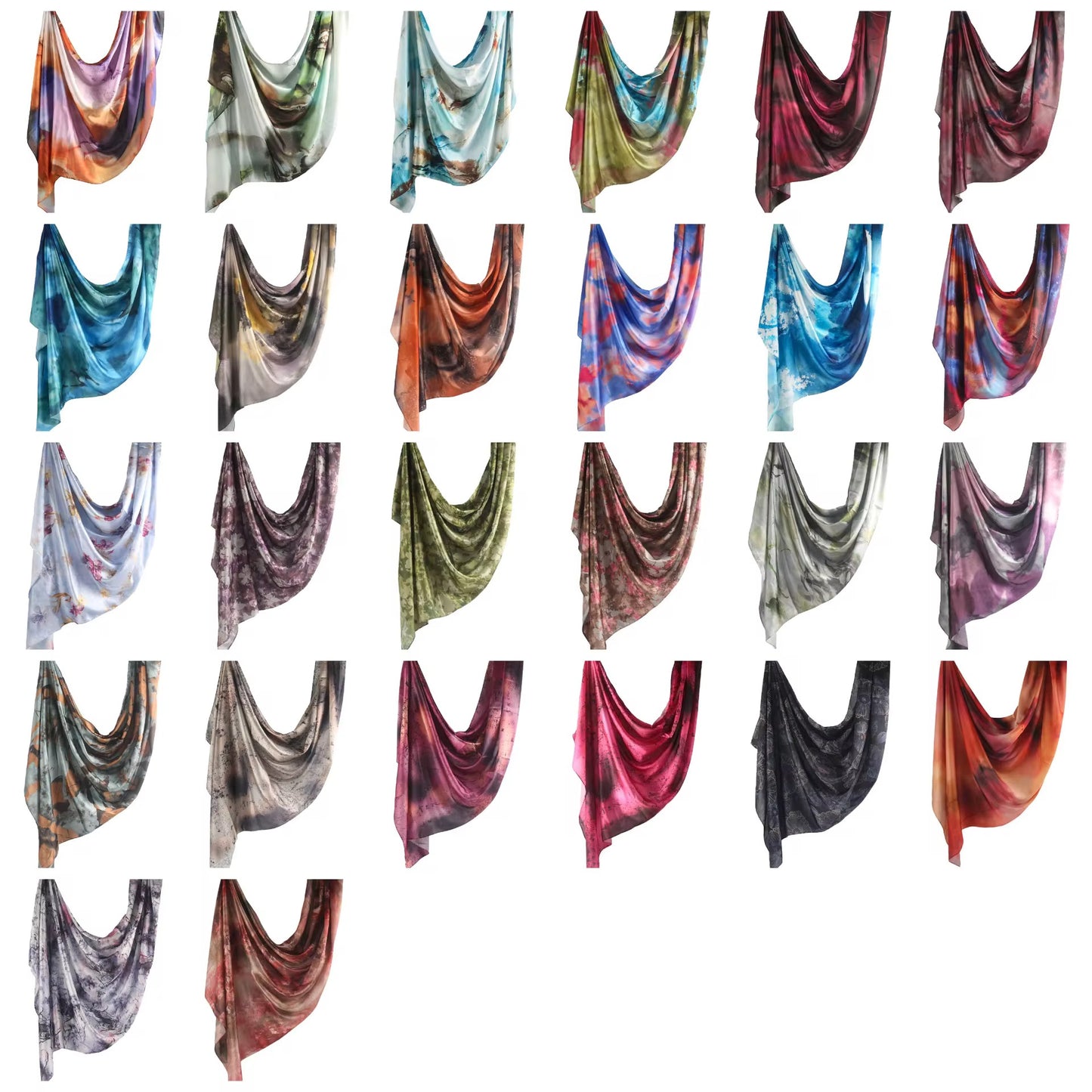 Hijab en mousseline de soie