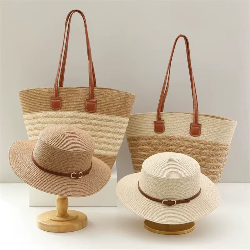Ensemble Chapeau & sac plage