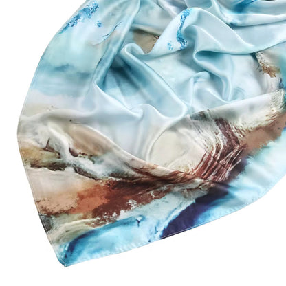 Hijab en mousseline de soie